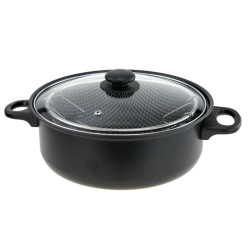 Excellent Houseware Sartén con tapa de vidrio 26 cm