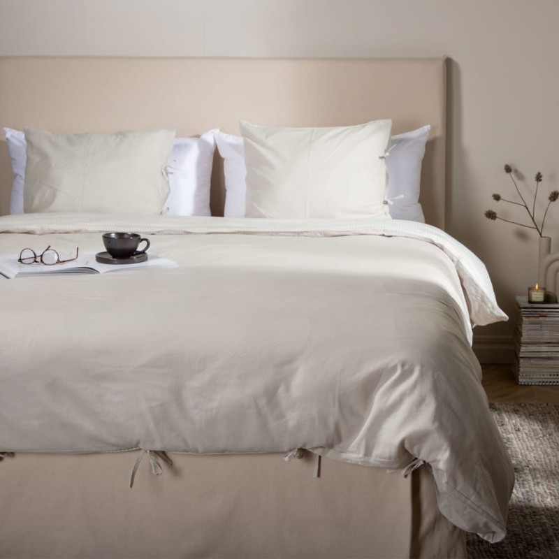 Venture Home Juego de ropa de cama Jenna algodón color arena 220x240cm Venture Home Juego de ropa de cama Jenna algodón color arena 220x240cm