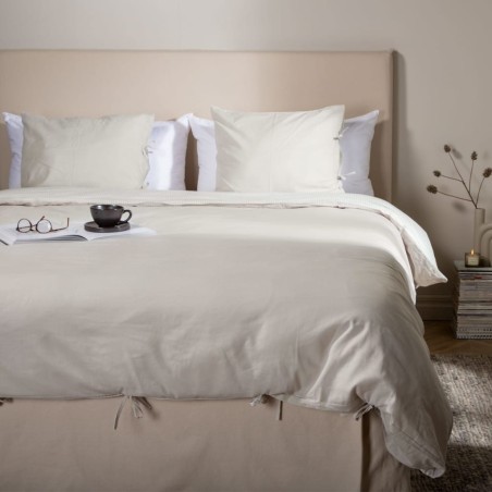 Venture Home Juego de ropa de cama Jenna algodón color arena 220x240cm