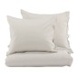 Venture Home Juego de ropa de cama Jenna algodón color arena 220x240cm Venture Home Juego de ropa de cama Jenna algodón color arena 220x240cm