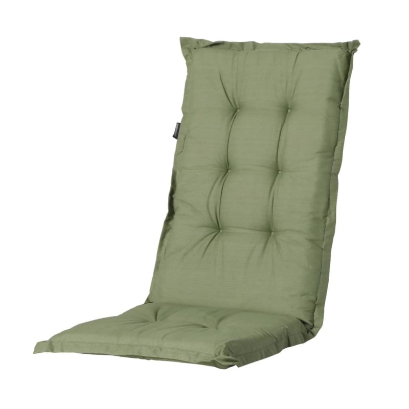 Madison Cojín de silla con respaldo alto Basic verde 123x50 cm Madison Cojín de silla con respaldo alto Basic verde 123x50 cm