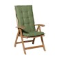 Madison Cojín de silla con respaldo alto Basic verde 123x50 cm Madison Cojín de silla con respaldo alto Basic verde 123x50 cm