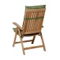 Madison Cojín de silla con respaldo alto Basic verde 123x50 cm Madison Cojín de silla con respaldo alto Basic verde 123x50 cm
