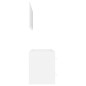 vidaXL Juego de muebles de baño 2 pzas madera contrachapada blanco vidaXL Juego de muebles de baño 2 pzas madera contrachapada blanco