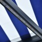 vidaXL Toldo con LED y sensor de viento azul y blanco 300x250 cm vidaXL Toldo con LED y sensor de viento azul y blanco 300x250 cm