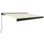 vidaXL Toldo de carrete manual color crema 300x250 cm vidaXL Toldo de carrete manual color crema 300x250 cm