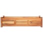 vidaXL Arriates elevados de jardín 2 pzas madera acacia 100x30x25 cm vidaXL Arriates elevados de jardín 2 pzas madera acacia 100x30x25 cm
