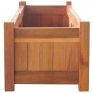 vidaXL Arriates elevados de jardín 2 pzas madera acacia 100x30x25 cm vidaXL Arriates elevados de jardín 2 pzas madera acacia 100x30x25 cm