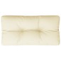 vidaXL Cojín para sofá de palets tela crema 80x40x12 cm vidaXL Cojín para sofá de palets tela crema 80x40x12 cm