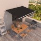 vidaXL Toldo retráctil automático gris antracita 400x350 cm vidaXL Toldo retráctil automático gris antracita 400x350 cm