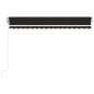 vidaXL Toldo retráctil automático gris antracita 400x350 cm vidaXL Toldo retráctil automático gris antracita 400x350 cm
