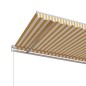 vidaXL Toldo retráctil automático amarillo y blanco 600x350 cm