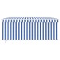 vidaXL Toldo retráctil manual con persiana y LED azul y blanco 3x2,5 m vidaXL Toldo retráctil manual con persiana y LED azul y blanco 3x2,5 m