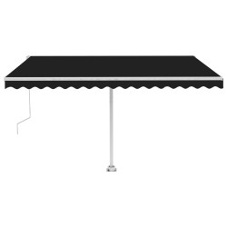 vidaXL Toldo de pie automático gris antracita 450x350 cm