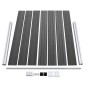 vidaXL Set de paneles de valla WPC negro 699x146 cm vidaXL Set de paneles de valla WPC negro 699x146 cm