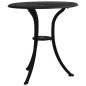 vidaXL Mesa y sillas de bistró 3 piezas aluminio fundido negro vidaXL Mesa y sillas de bistró 3 piezas aluminio fundido negro