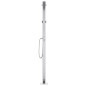 vidaXL Ducha de jardín con base gris 220 cm aluminio vidaXL Ducha de jardín con base gris 220 cm aluminio