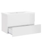 vidaXL Mueble con lavabo madera de ingeniería blanco brillo vidaXL Mueble con lavabo madera de ingeniería blanco brillo