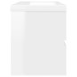 vidaXL Mueble con lavabo madera de ingeniería blanco brillo vidaXL Mueble con lavabo madera de ingeniería blanco brillo