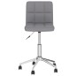 vidaXL Sillas de comedor giratorias 2 unidades tela gris claro vidaXL Sillas de comedor giratorias 2 unidades tela gris claro