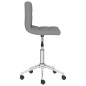 vidaXL Sillas de comedor giratorias 2 unidades tela gris claro vidaXL Sillas de comedor giratorias 2 unidades tela gris claro