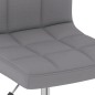 vidaXL Sillas de comedor giratorias 2 unidades tela gris claro vidaXL Sillas de comedor giratorias 2 unidades tela gris claro