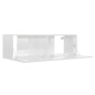vidaXL Set de muebles de salón 3 pzas madera ingeniería blanco brillo vidaXL Set de muebles de salón 3 pzas madera ingeniería blanco brillo
