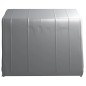 vidaXL Carpa de almacenamiento acero gris 240x240 cm
