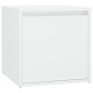 vidaXL Juego de muebles de recibidor madera contrachapada blanco vidaXL Juego de muebles de recibidor madera contrachapada blanco
