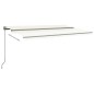 vidaXL Toldo de pie automático crema 500x300 cm vidaXL Toldo de pie automático crema 500x300 cm