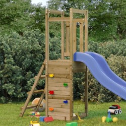 vidaXL Parque infantil de madera pino impregnada 53x46,5x169 cm