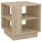 vidaXL Mesa de centro madera contrachapada roble Sonoma 40x40x43 cm vidaXL Mesa de centro madera contrachapada roble Sonoma 40x40x43 cm