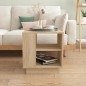 vidaXL Mesa de centro madera contrachapada roble Sonoma 40x40x43 cm vidaXL Mesa de centro madera contrachapada roble Sonoma 40x40x43 cm