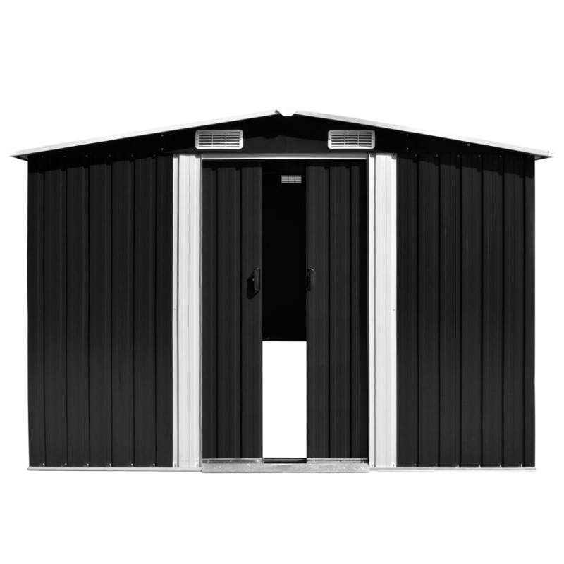 vidaXL Caseta de jardín metal antracita 257x298x178 cm vidaXL Caseta de jardín metal antracita 257x298x178 cm