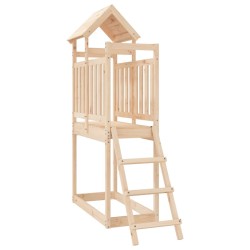 vidaXL Parque infantil de exterior madera maciza de pino 53x110x214 cm