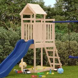 vidaXL Parque infantil de exterior madera maciza de pino 53x110x214 cm