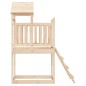 vidaXL Parque infantil de exterior madera maciza de pino 53x110x214 cm