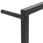 vidaXL Toallero de acero negro 45x10x115 cm vidaXL Toallero de acero negro 45x10x115 cm