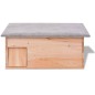 vidaXL Casa para erizos de madera 45x33x22 cm vidaXL Casa para erizos de madera 45x33x22 cm