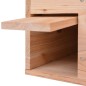 vidaXL Casa para erizos de madera 45x33x22 cm vidaXL Casa para erizos de madera 45x33x22 cm