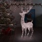 vidaXL Reno navideño acrílico XXL 250 LEDs blanco cálido 180 cm vidaXL Reno navideño acrílico XXL 250 LEDs blanco cálido 180 cm