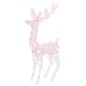 vidaXL Reno navideño acrílico XXL 250 LEDs blanco cálido 180 cm vidaXL Reno navideño acrílico XXL 250 LEDs blanco cálido 180 cm