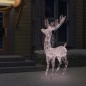 vidaXL Reno navideño acrílico XXL 250 LEDs blanco cálido 180 cm vidaXL Reno navideño acrílico XXL 250 LEDs blanco cálido 180 cm