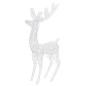 vidaXL Reno navideño acrílico XXL 250 LEDs blanco cálido 180 cm vidaXL Reno navideño acrílico XXL 250 LEDs blanco cálido 180 cm