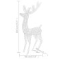 vidaXL Reno navideño acrílico XXL 250 LEDs blanco cálido 180 cm vidaXL Reno navideño acrílico XXL 250 LEDs blanco cálido 180 cm