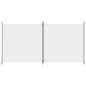 vidaXL Biombo divisor de 2 paneles de tela blanco 348x180 cm vidaXL Biombo divisor de 2 paneles de tela blanco 348x180 cm