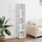 vidaXL Mueble de esquina madera contrachapada blanco 33x33x164,5 cm vidaXL Mueble de esquina madera contrachapada blanco 33x33x164,5 cm