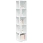 vidaXL Mueble de esquina madera contrachapada blanco 33x33x164,5 cm vidaXL Mueble de esquina madera contrachapada blanco 33x33x164,5 cm