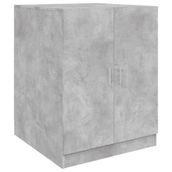 vidaXL Armario de lavadora gris hormigón 71x71,5x91,5 cm