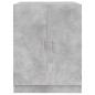 vidaXL Armario de lavadora gris hormigón 71x71,5x91,5 cm